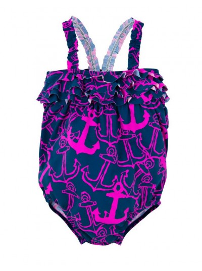 Anchors Baby Ruffle Swimsuit